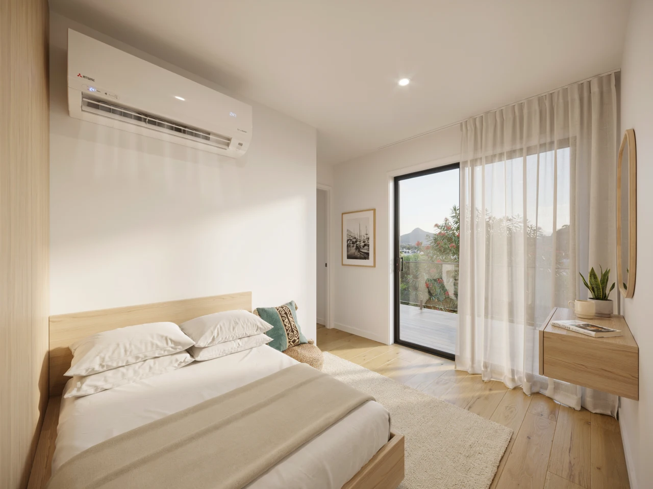 Heat pump quote consultation in a Tauranga home